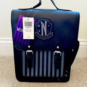 Wednesday Nevermore Academy Mini Backpack